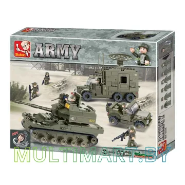 Конструктор Sluban M38-B0308 Элитный бронированный полк (578 деталей)